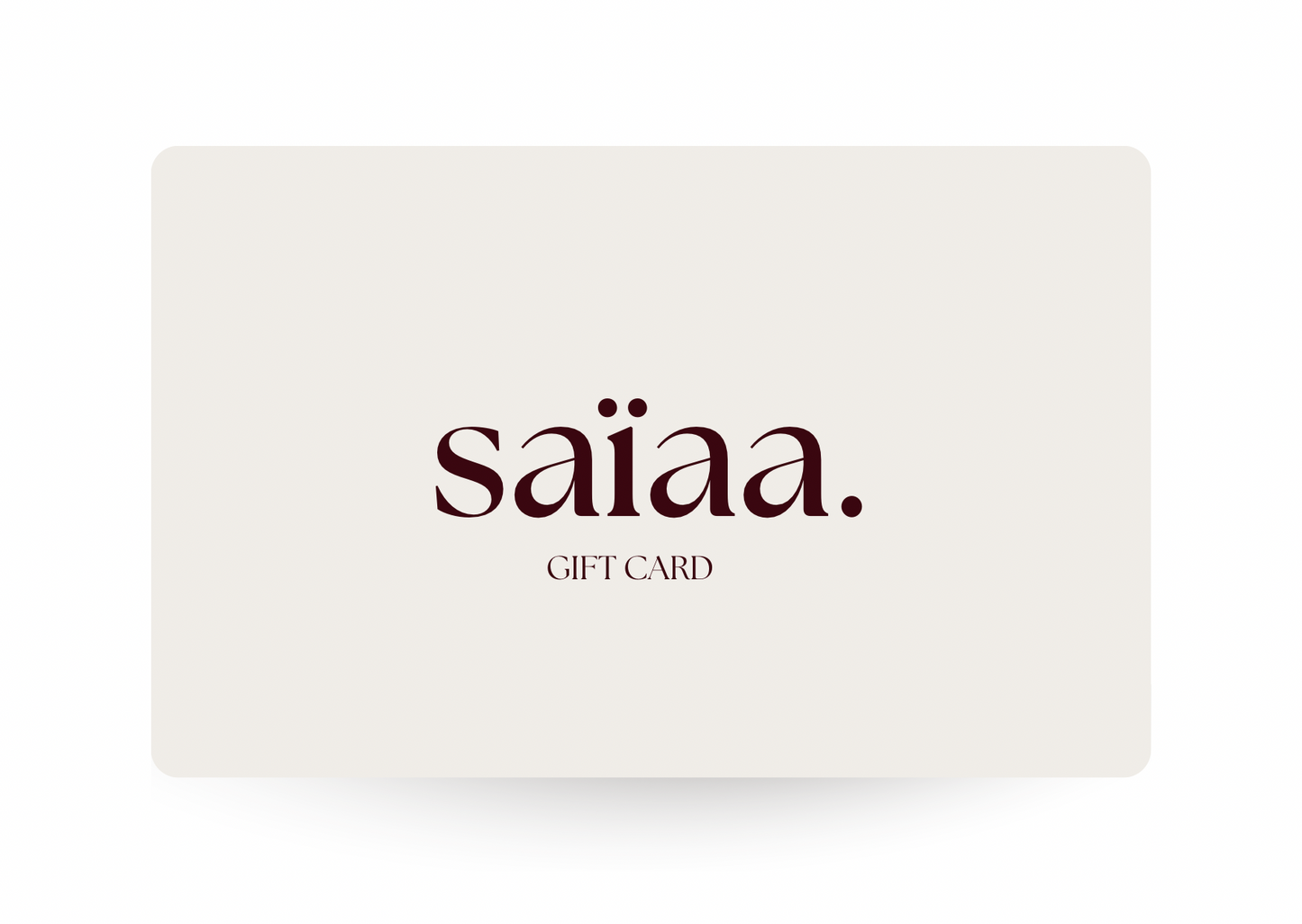 GIFT CARD